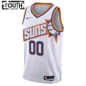 Nike Phoenix Suns Trikot Personalisiert Association Edition 23/24 Swingman Weiß Für Kinder