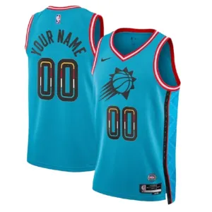 Nike Phoenix Suns Trikot Personalisiert City Edition 22/23 Swingman Blau Für Herren