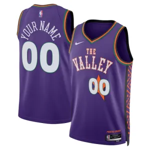 Nike Phoenix Suns Trikot Personalisiert City Edition 24/25 Swingman Lila Für Herren