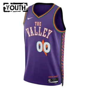 Nike Phoenix Suns Trikot Personalisiert City Edition 24/25 Swingman Lila Für Kinder
