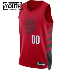 Jordan Portland Trail Blazers Trikot Personalisiert Statement Edition Swingman Rot Für Kinder