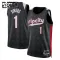 Nike Portland Trail Blazers Anfernee Simons Trikot City Edition 24/25 Swingman Schwarz Für Kinder