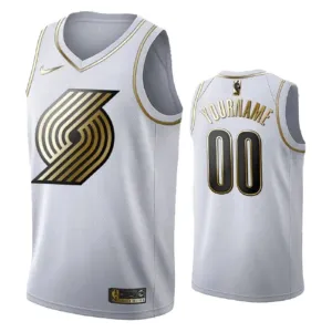 Nike Portland Trail Blazers Golden Edition Trikot Personalisiert Swingman Weiß Für Herren Nike Portland Trail Blazers Golden Edition Trikot Personalisiert Swingman Weiß Für Herren