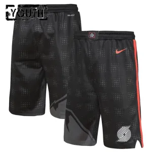 Nike Portland Trail Blazers Shorts City Edition 24/25 Swingman Für Kinder
