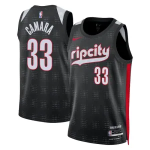 Nike Portland Trail Blazers Toumani Camara Trikot City Edition 24/25 Swingman Schwarz Für Herren Nike Portland Trail Blazers Toumani Camara Trikot City Edition 24/25 Swingman Schwarz Für Herren