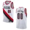 Nike Portland Trail Blazers Trikot Personalisiert Association Edition Swingman Weiß Für Herren