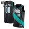 Nike Portland Trail Blazers Trikot Personalisiert City Edition 22/23 Swingman Schwarz Für Kinder