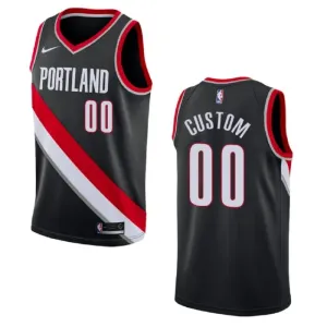 Nike Portland Trail Blazers Trikot Personalisiert Icon Edition Swingman Schwarz Für Herren