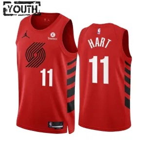 Portland Trail Blazers Josh Hart 11 Trikot Statement Edition Swingman Rot Für Kinder
