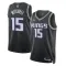 Jordan Sacramento Kings Davion Mitchell 15 Trikot Statement Edition Swingman Schwarz Für Herren