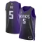 Jordan Sacramento Kings De Aaron Fox Trikot Statement Edition 23/24 Swingman Lila Für Herren