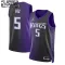Jordan Sacramento Kings De Aaron Fox Trikot Statement Edition 23/24 Swingman Lila Für Kinder