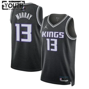 Jordan Sacramento Kings Keegan Murray 13 Trikot Statement Edition Swingman Schwarz Für Kinder