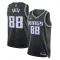 Jordan Sacramento Kings Neemias Queta 88 Trikot Statement Edition Swingman Schwarz Für Herren