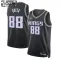 Jordan Sacramento Kings Neemias Queta 88 Trikot Statement Edition Swingman Schwarz Für Kinder