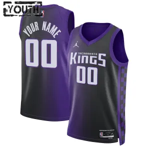 Jordan Sacramento Kings Trikot Personalisiert Statement Edition 23/24 Swingman Für Kinder