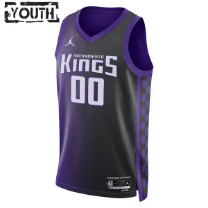 Jordan Sacramento Kings Trikot Personalisiert Statement Edition 23/24 Swingman Für Kinder