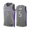 Nike Sacramento Kings De Aaron Fox 5 Trikot City Edition 22/23 Swingman Grau Für Herren