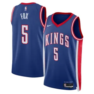 Nike Sacramento Kings De Aaron Fox Trikot City Edition 24/25 Swingman Blau Für Herren