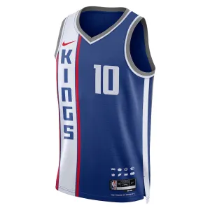 Nike Sacramento Kings Domantas Sabonis Trikot City Edition 23/24 Swingman Blau Für Herren