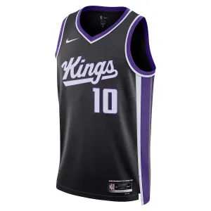 Nike Sacramento Kings Domantas Sabonis Trikot Icon Edition 23/24 Swingman Schwarz Für Herren
