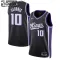 Nike Sacramento Kings Domantas Sabonis Trikot Icon Edition 23/24 Swingman Schwarz Für Kinder