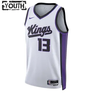 Nike Sacramento Kings Keegan Murray Trikot Association Edition 23/24 Swingman Weiß Für Kinder