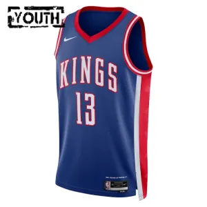 Nike Sacramento Kings Keegan Murray Trikot City Edition 24/25 Swingman Blau Für Kinder