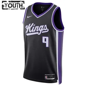 Nike Sacramento Kings Kevin Huerter Trikot Icon Edition 23/24 Swingman Schwarz Für Kinder