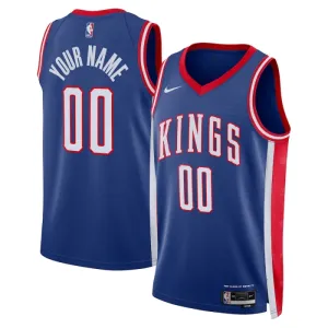 Nike Sacramento Kings Trikot Personalisiert City Edition 24/25 Swingman Blau Für Herren