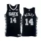 Jordan San Antonio Spurs Blake Wesley 14 Trikot Statement Edition Swingman Schwarz Für Herren