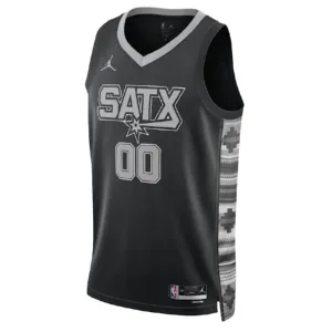 Jordan San Antonio Spurs Trikot Personalisiert Statement Edition Swingman Schwarz Für Herren