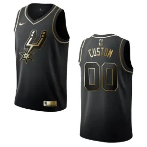 Nike San Antonio Spurs Golden Edition Trikot Personalisiert Swingman Schwarz Für Herren Nike San Antonio Spurs Golden Edition Trikot Personalisiert Swingman Schwarz Für Herren