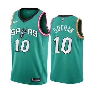 Nike San Antonio Spurs Jeremy Sochan 10 Trikot City Edition 22/23 Swingman Teal Für Herren Nike San Antonio Spurs Jeremy Sochan 10 Trikot City Edition 22/23 Swingman Teal Für Herren