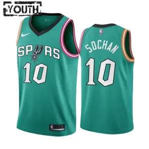 Nike San Antonio Spurs Jeremy Sochan 10 Trikot City Edition 22/23 Swingman Teal Für Kinder Nike San Antonio Spurs Jeremy Sochan 10 Trikot City Edition 22/23 Swingman Teal Für Kinder