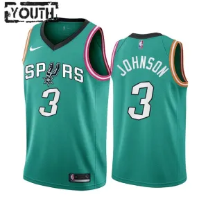 Nike San Antonio Spurs Keldon Johnson 3 Trikot City Edition 22/23 Swingman Teal Für Kinder Nike San Antonio Spurs Keldon Johnson 3 Trikot City Edition 22/23 Swingman Teal Für Kinder