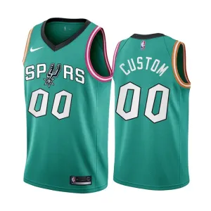 Nike San Antonio Spurs Trikot Personalisiert City Edition 22/23 Swingman Teal Für Herren Nike San Antonio Spurs Trikot Personalisiert City Edition 22/23 Swingman Teal Für Herren