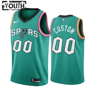 Nike San Antonio Spurs Trikot Personalisiert City Edition 22/23 Swingman Teal Für Kinder Nike San Antonio Spurs Trikot Personalisiert City Edition 22/23 Swingman Teal Für Kinder