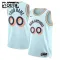 Nike San Antonio Spurs Trikot Personalisiert City Edition 24/25 Swingman Blau Für Kinder
