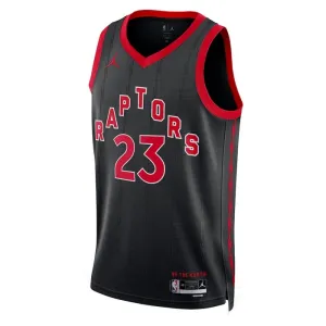 Jordan Toronto Raptors Fred Vanvleet 23 Trikot Statement Edition Swingman Schwarz Für Herren