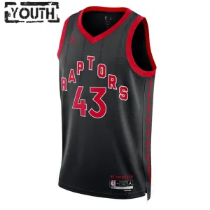 Jordan Toronto Raptors Pascal Siakam 43 Trikot Statement Edition Swingman Schwarz Für Kinder