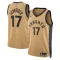 Nike Toronto Raptors Dennis Schroder Trikot City Edition 23/24 Swingman Gold Für Herren