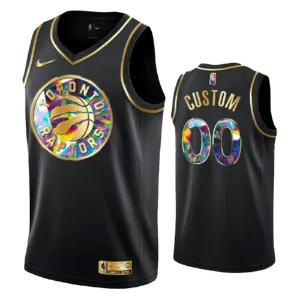 Nike Toronto Raptors Diamond Edition Trikot Personalisiert Swingman Schwarz Für Herren