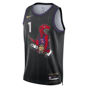 Nike Toronto Raptors Grady Dick Trikot City Edition 24/25 Swingman Schwarz Für Herren