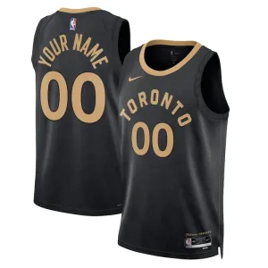 Nike Toronto Raptors Trikot Personalisiert City Edition 22/23 Swingman Schwarz Für Herren