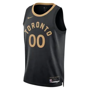 Nike Toronto Raptors Trikot Personalisiert City Edition 22/23 Swingman Schwarz Für Herren