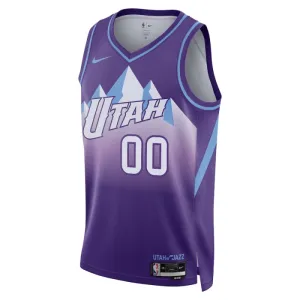 Jordan Nike Utah Jazz Clarkson Trikot City Edition 24/25 Swingman Lila Für Herren
