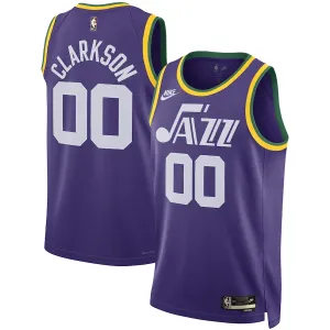 Jordan Nike Utah Jazz Clarkson Trikot Classic Edition 23/24 Swingman Lila Für Herren