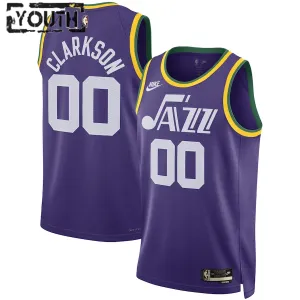 Jordan Nike Utah Jazz Clarkson Trikot Classic Edition 23/24 Swingman Lila Für Kinder