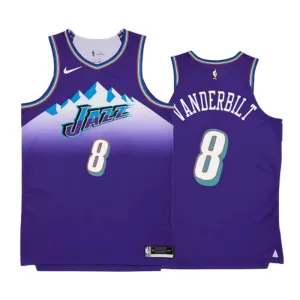 Nike Utah Jazz Jarred Vanderbilt 8 Trikot Classic Edition 22/23 Swingman Lila Für Herren